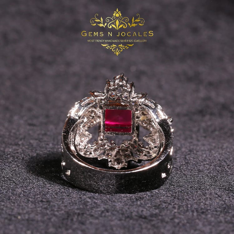 RN-088 Elegance Elevation Silver 925 Ring