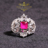 RN-088 Elegance Elevation Silver 925 Ring