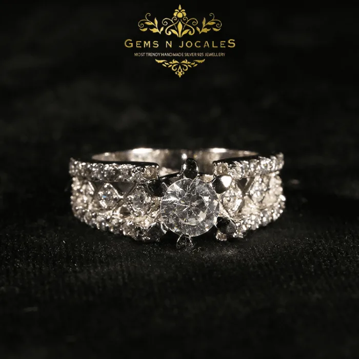 RN-107 Regal Resplendence Silver 925 Ring Buy in Pakistan