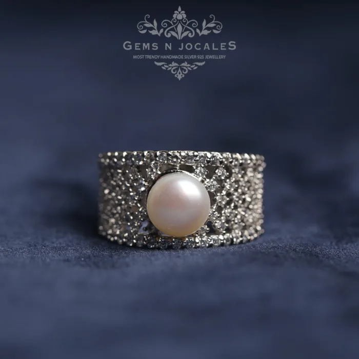 RN-018 Lavish Luminance Silver 925 Ring Buy in Pakistan