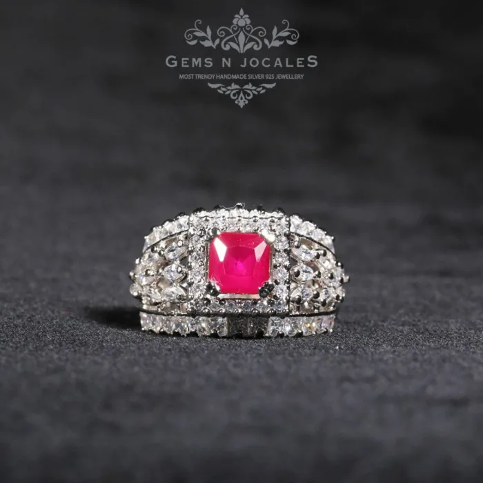 RN-047 Regal Resplendence Silver 925 Ring Buy in Pakistan