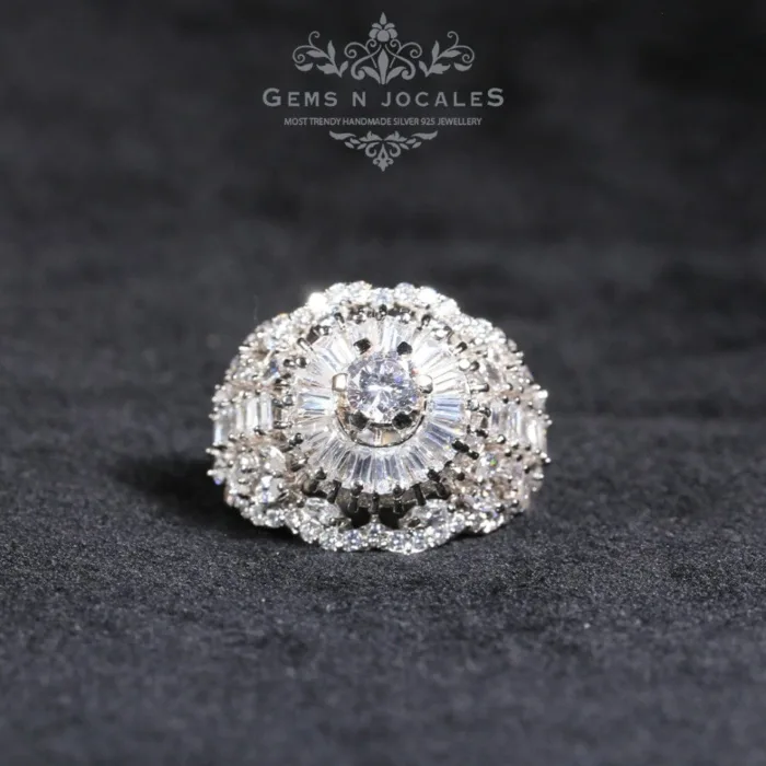 RN-048 Imperial Illumination Silver 925 Ring Buy in Pakistan