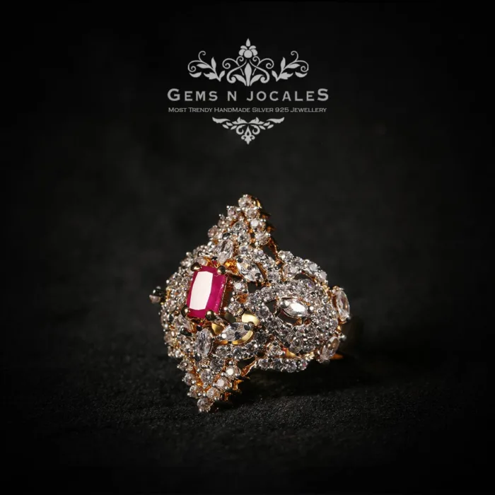 RN-058 Luxe Luminosity Silver 925 Ring Buy in Pakistan