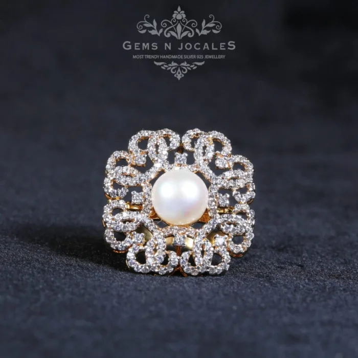 RN-053 Opulent Oasis Silver 925 Ring Buy in Pakistan