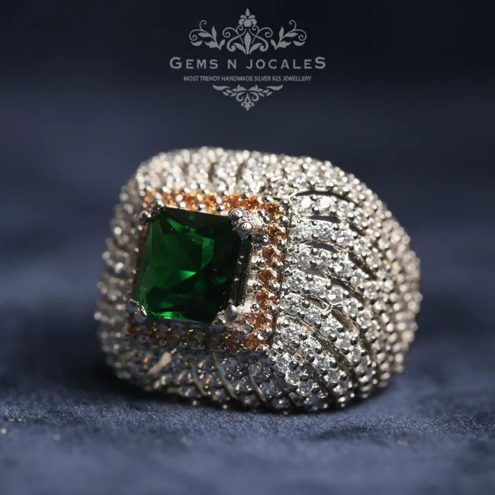 RN-009 Regal Resplendence Silver 925 Ring Buy in Pakistan