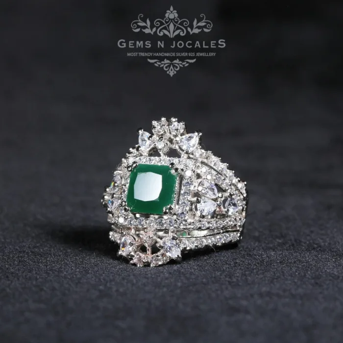 RN-054 Majestic Mirage Silver 925 Ring Buy in Pakistan