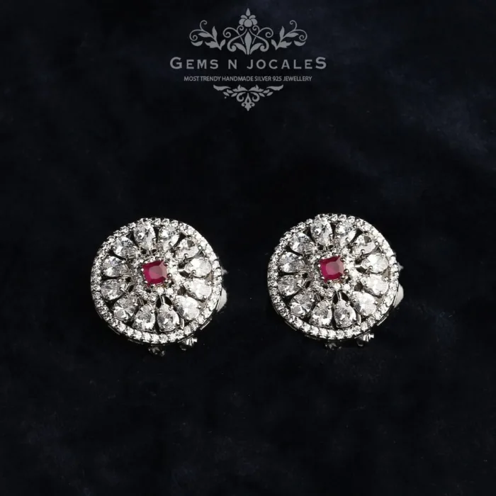 TE-014 Lustrous Legacy Silver 925 Tops Buy in Pakistan