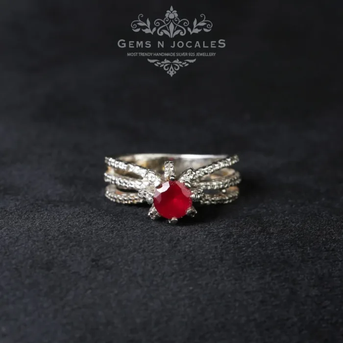 RN-032 Sovereign Symphony Silver 925 Ring Buy in Pakistan
