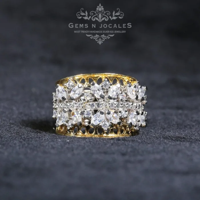 RN-046 Exquisite Excellence Silver 925 Ring Buy in Pakistan