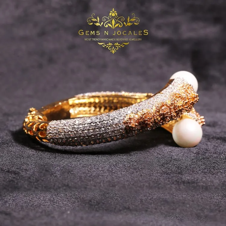 Silver 925 bangle bracelet by Gems n Jocales
