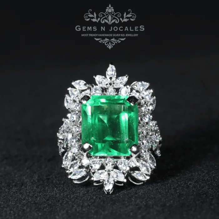 RN-071 Opulent Opus Silver 925 Ring Buy in Pakistan