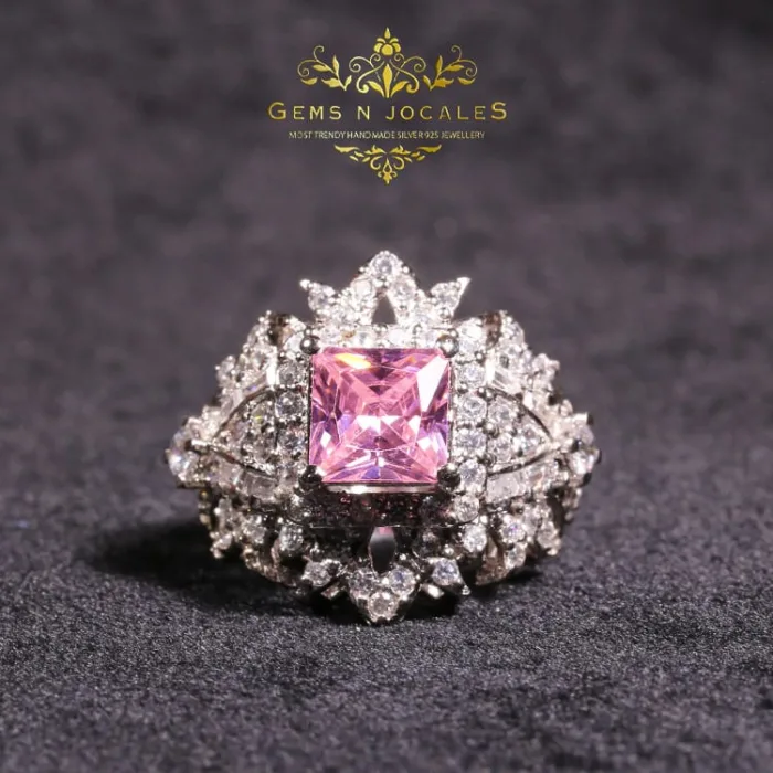 RN-086 Opulent Oasis Silver 925 Ring Buy in Pakistan