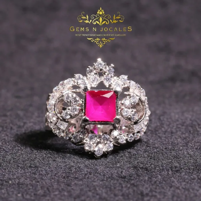 RN-088 Elegance Elevation Silver 925 Ring Buy in Pakistan