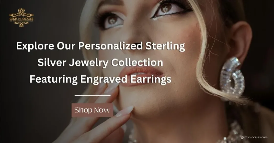 Explore Our Personalized Sterling Silver Jewelry Collection Featuring Engraved Earrings