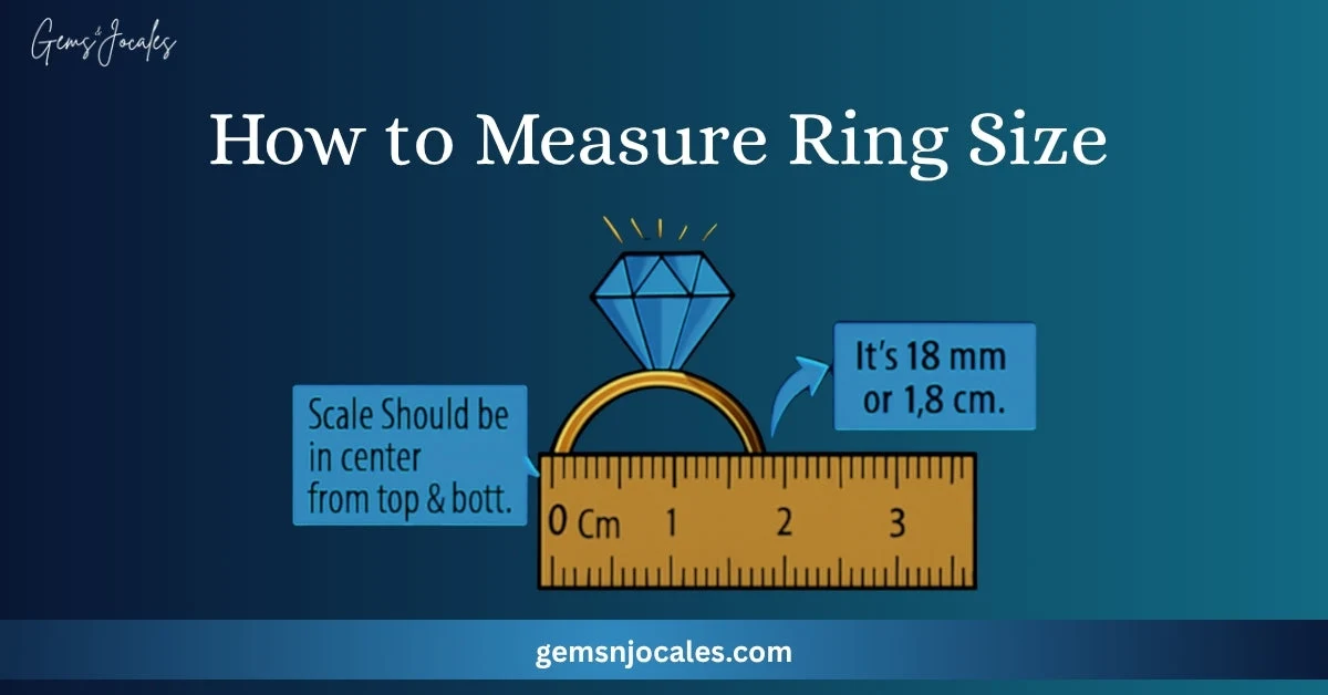 How to Measure Ring Size From Gems N Jocales Find Your Perfect Fit Easily at Home