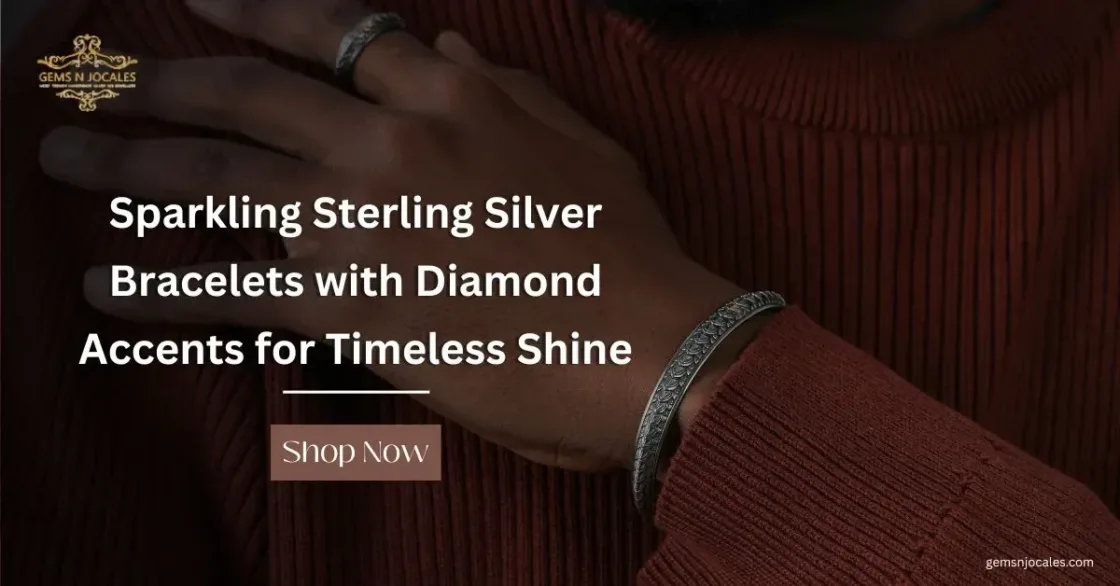 Sparkling Sterling Silver Bracelets with Diamond Accents for Timeless Shine