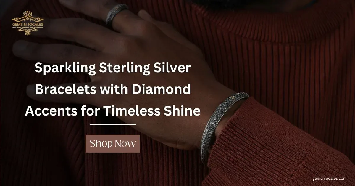 Sparkling Sterling Silver Bracelets with Diamond Accents for Timeless Shine